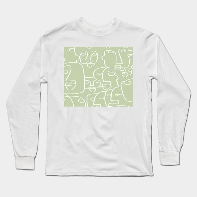 Line art Long Sleeve T-Shirt by artforrart